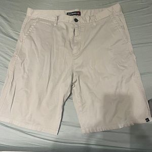 Mens Quicksilver Khaki Shorts - 36W - Like New!